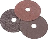 Firepower 1423-2173 Resin Fiber Sanding Discs/Hand Pads, 36-Grit, 7-Inch x 7/8-Inch, 3-Pack by FireP