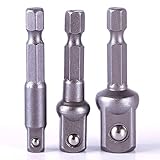 1/4 」、 3/8 」、 1/2 「 DeWalt ソケットアダプタ六角シャンクをインパクトドライバー / ドリルの準備完了」に設定します。