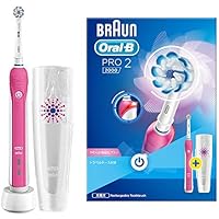 ブラウン オーラルB 電動歯ブラシ PRO2000 プロヴァンスピンク D5015132XPK
