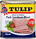 チューリップポークランチョンミート　340ｇ　１缶