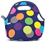 Gourmet Getaway Neoprene Mini Snack Tote, Scatter Dot