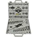 Neiko 00906 Tap & Die Threading Kit Forged Alloy Steel | 45 Piece Set [並行輸入品]