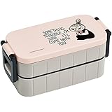 スケーター(Skater) 弁当箱 リトルミイ ピンク 600ml 抗菌 2段 女性用 日本製 YZW3AG-A