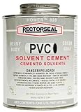Rectorseal 55963 Quart 828L Heavy Body Grey Low Voc Pvc Solvent Cement [並行輸入品]