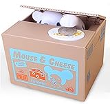 BuyHere Stealing Coin Cat Money Box Piggyバンク、マウス