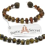 Premium Amber Teething Bracelet Anklet / Extra Safe / 50% Richer and Higher in Value / Sizes from 4.
