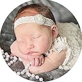 miugleベビーガールズレースヘッドバンドwith Bows