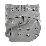 Bumkins Snap-in-One Cloth Diaper, Gray by Bumkins [並行輸入品]