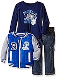 Boys Rock SHIRT ベビー・ボーイズ カラー: ブルー