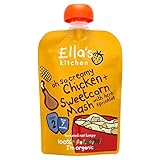 Ella's Kitchen Organic Oh So Creamy Chicken & Sweetcorn Mash with Herb Sprinkles 7mth+ (130g) エラのキッチ