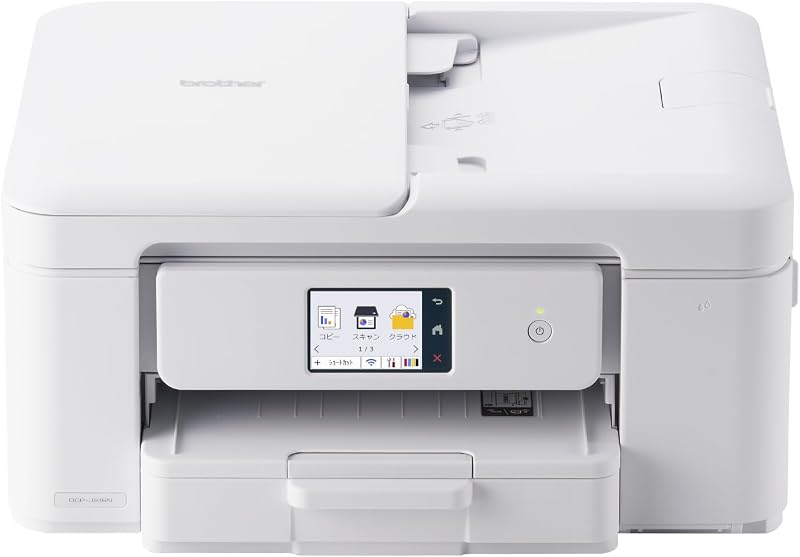 【Amazon.co.jp限定】ブラザー プリンター A4 インクジェット複合機 DCP-J916N (Wi-Fi/自動両面印刷/スマホ対応/コンパクト/対応インクLC511シリーズ)