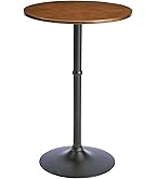 Amazon｜KKTONER 丸バーテーブル カフェカウンター食卓パブテーブル 机