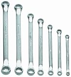 Williams WS-7707 7-Piece Double Head 10-Degree Offset Box End Wrench Set [並行輸入品]