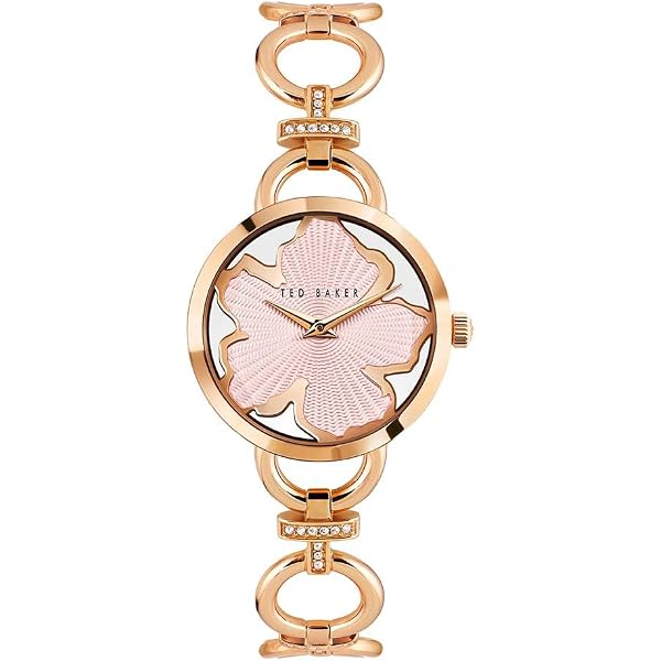 Ted Baker Women's Lilabel Rose Gold-Tone Case, Pink Magnolia Dial, Pink  Saffiano Leather Strap BKPLIF201 Dress Watch, Pink/Rose Gold, 36mm :  Amazon.com.au: Clothing, Shoes & Accessories