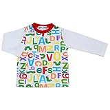 2017年 秋冬 はらぺこあおむし 天竺 カラフル英字 長袖Ｔシャツ THE WORLD OF ERIC CARLE オフホワイト◇90cm