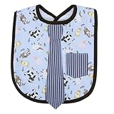 Trend Lab Dress Up Necktie Bib, Baby Barnyard by Trend Lab [並行輸入品]