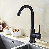Senlesenキッチンシンク蛇口シングルハンドルSwivel注ぎ口キッチンミキサータップオイルはブロンズ