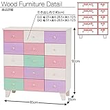 飾り棚 コレクション 棚 からくり箱 のような 遊び心 カラフルチェスト で リビングを オシャレ に 演出 WOOD PRODUCTS チェスト