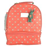lanova マザーズバッグ ショルダーバッグ かわいい 軽量 子供用リュック おしゃれ オレンジ