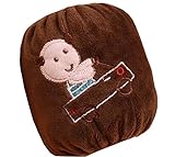 2ペアかわいい赤ちゃんぬいぐるみOversleevesキッズスリーブは、コーヒーをカバー