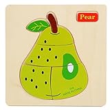 POTOJP 木製パズル 小さな立体パズ 立体の木製組立キット　なし (24種類展開)　 Mini 3D Puzzle Kids Educational Funny Toy　積み木　木のおもちゃ 組み