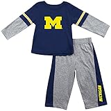 Michigan Wolverines Layeredシャツとパンツセット
