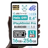 【限定300個】ALLDOCUBE iPlay60mini Pro 8.4インチタブレット 16GB+256GB+512GB拡張 顔認証 6