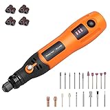 ミニルーター 3段変速 32PCSビット 3.7V/7.4W 彫刻/研磨/穴あけ/汚れ落とし 充電式 USBケーブル付き コンパクト 軽量