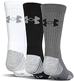 Under Armour(アンダーアーマー) メンズ ヒートギアテック クルーソックス L グレー