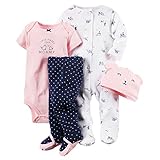 カーターズ（Carter's）2015年秋冬最新作 女の子用キュートなレトロわんちゃん豪華4点セット (9months(67-72cm)) [並行輸入品]