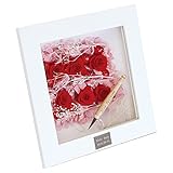 赤ちゃん筆【光文堂】お花のフレーム ピンク/お仕立券