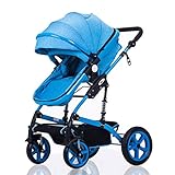 折りたたみベビーベビーカー子供ベビートロリー軽量ベビーキャリッジ/座ることができます寝ることができます/一年中使用することができます (色 : D)
