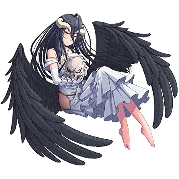 Earlfamily 13cm オーバーロードアルベド車のステッカーの引っかき傷防止アニメデカール防水サーフボードバンパー装飾 ステッカー デカール 車 バイク Amazon