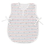 (チャックル) chuckle *ボンシュシュ*裏パイルガーゼマリン柄スリーパー ホワイト 50-90cm P9012-00-10