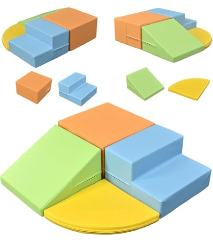 GiliMax おもちゃ ソフトブロック アスレチック ブロック Amazon.co.jp: GiliMax おもちゃ ソフトブロック アスレチック