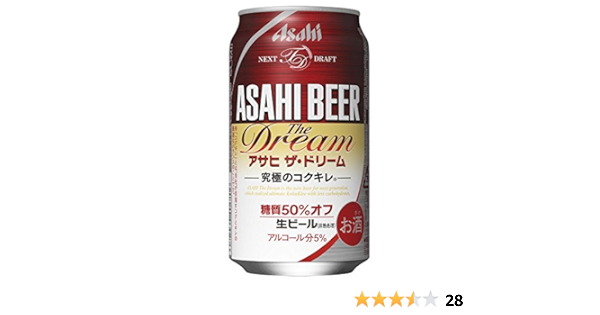 Amazon Co Jp アサヒ ザ ドリーム 缶 350ml 24本 食品 飲料 お酒