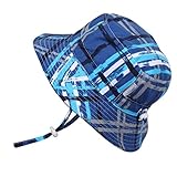 赤ちゃん幼児用子供用50?+ UPFバケットSun Hat with Chinストラップ、サイズ調節可能Aqua Dry カラー: ブルー