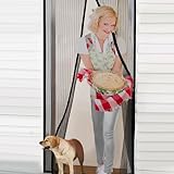 TAIR-玄関網戸　マグネット式　簡単取付　自然の風を通し　虫除け 蚊帳カーテン　210X100cm