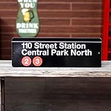 NEW YORK サブウェイサイン（S） 「Central Park」 SW-4-S ／ニューヨークの地下鉄看板／ストリートサイン／アメリカン雑貨／