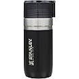 STANLEY(スタンレー) ゴー真空ボトル 0.47L マットブラック 水筒 保温 保冷 ステンレスボトル ウォーターボトル スプラッシュガード付属 ギフト アウトドア 食洗機対応 保証 (日本正規品)