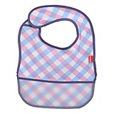 (ピジョン)pigeon さらっと油が落ちる はじめてエプロン チェック(MLT-マルチ、Free)