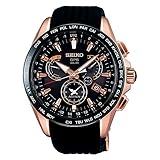 [セイコーウォッチ] 腕時計 アストロン GPSソーラー デュアルタイム SBXB055 メンズ ブラック