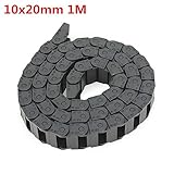 10 X 20Mm Plastic Cable Drag Chain Wire Carrier Length 1000Mm (Usa)