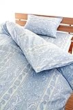 高密度 防ダニカバー ヴェルサイユ 掛け布団カバー ベビーサイズ(ブルー)