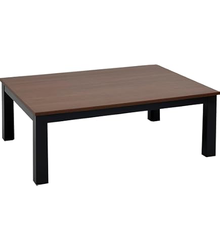 Amazon.co.jp : こたつ テーブル 長方形 幅105cm×奥行75cm