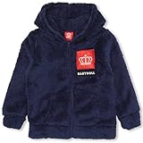 BABYDOLL（ベビードール） 親子ペア ワッペンボアジップパーカー 140cm ネイビー