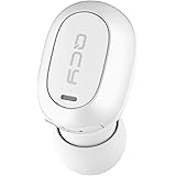 QCY Mini2 Bluetooth 5.0 ワイヤレス イヤホン 片耳 完全ワイヤレス 左右耳兼用 ブルートゥース ヘッドセット 片耳 3時間連続再生 IPX4 防水 小型 軽量 高音質 ノイズキャンセル 片耳イヤホン ハンズフリー 通話 bluetooth ヘッドフォン Siri対応 IPhone Android 対応 ホワイト QCY-MINI2WH