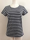 ＫＡＺＵ　ＳＴＹＬＥ】　 授乳Tシャツ　ボーダー　産後用日本製 (L, 杢グレーX黒)