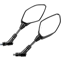 Amazon | KEMIMOTO バイク ミラー 汎用 左右セット 8MM 10MM 逆