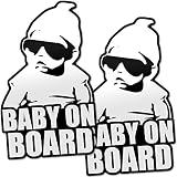 ドラフトベビー ～ Baby on Boardステッカーハングオーバーステッカー、楽しいベビーシャワーギフト 2 Sticker Pack DB-STK-BOB-2